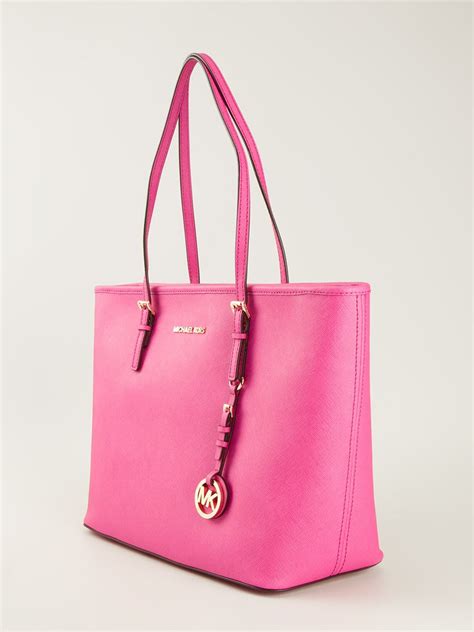 michael kors jet set tote pale pink|Michael Kors jet set duffle.